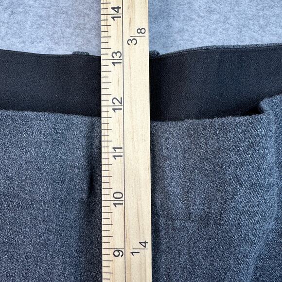 Ava & Viv Capri Pants WMNS 20W Heathered Gray High Rise Stretch Cropped Straight - Picture 9 of 11